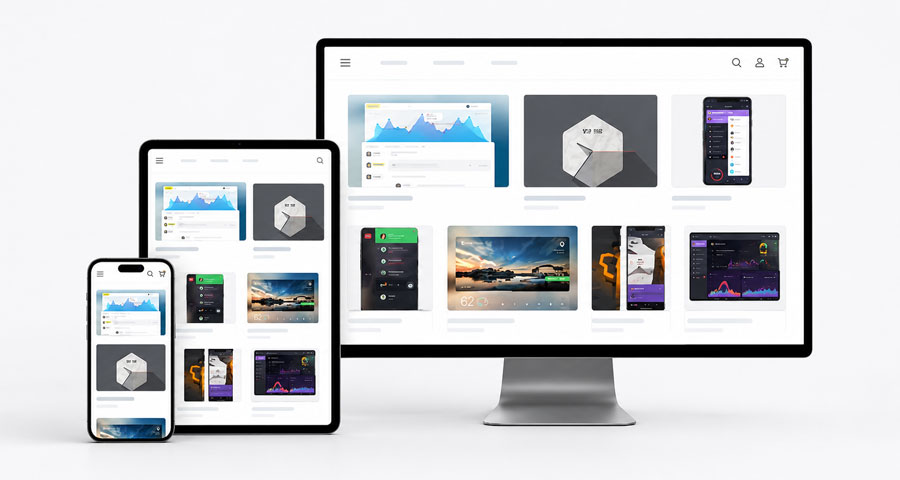 Sklep internetowy - responsywny design